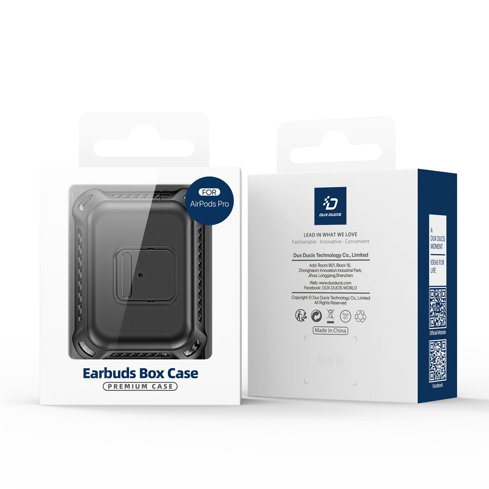 DUX DUCIS PECG Series for Apple AirPods with Charging Case (2016) / (2019) / AirPods with Wireless Charging Case (2019) Earbuds Cover DUX DUCIS PECG Series for Apple AirPods with Charging Case (2016) / (2019) / AirPods with Wireless Charging Case (2019) Earbuds Cover